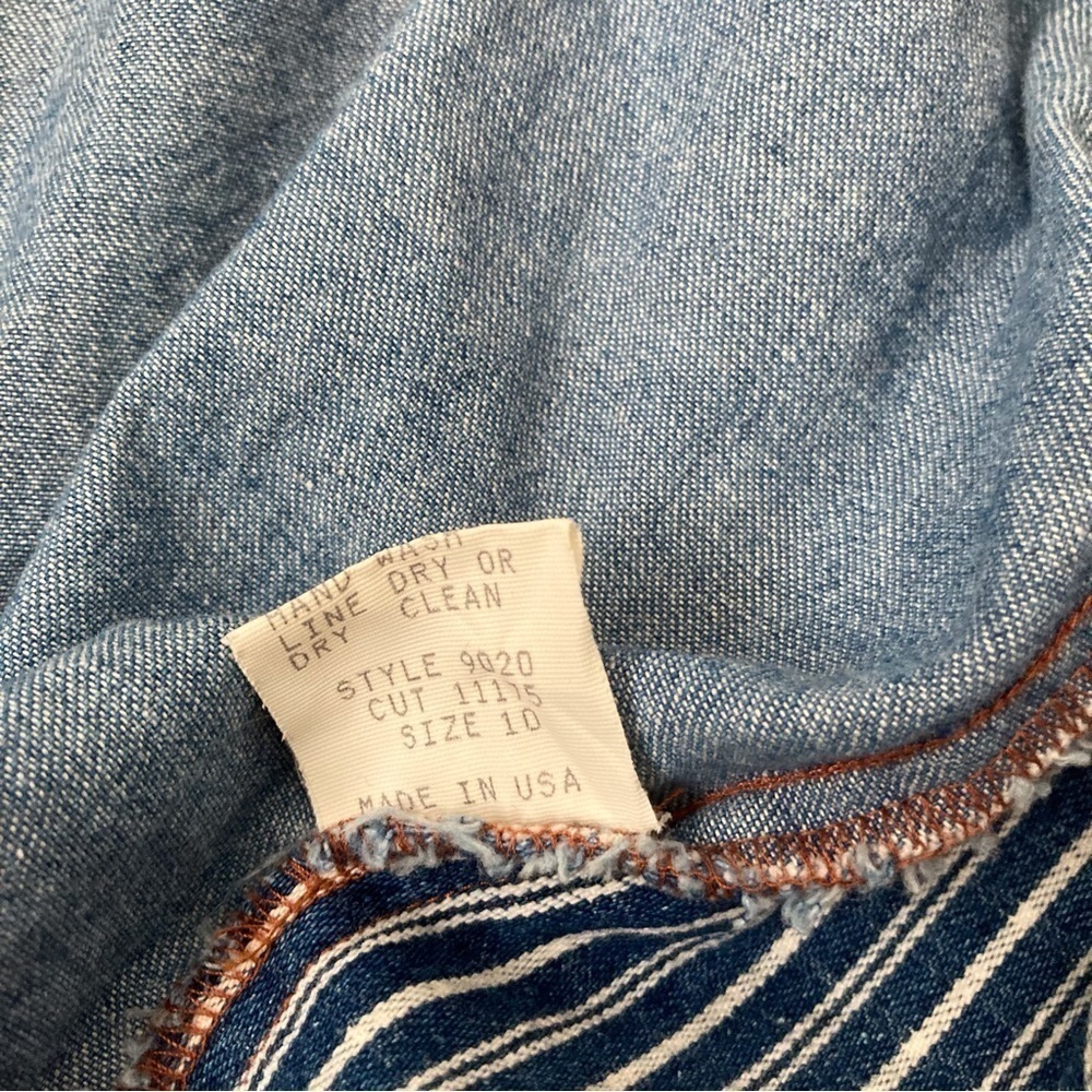 Vintage Tapestry Patchwork Jean Jacket - image 5